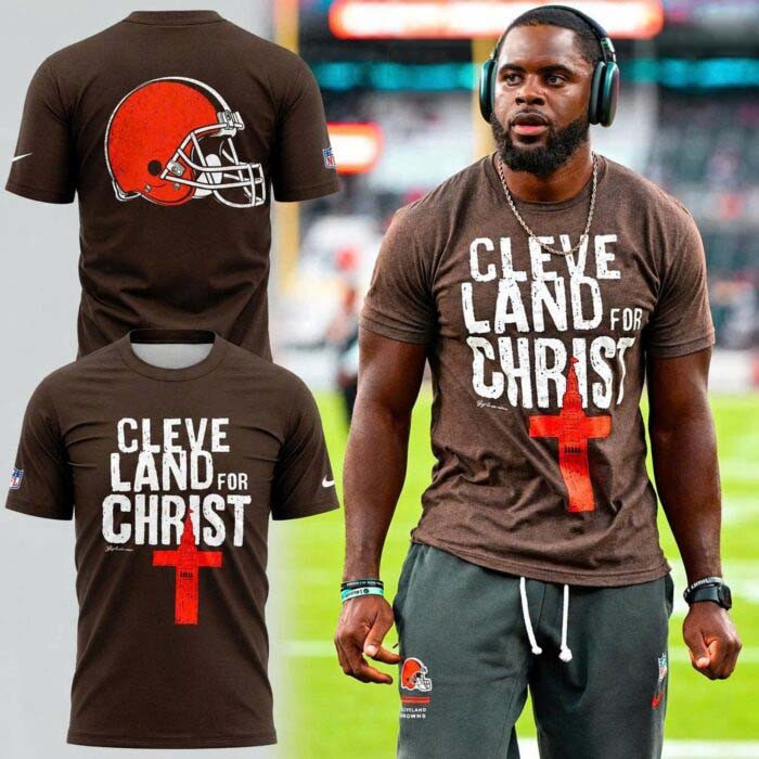 Cleveland Browns Merch Cleveland Land For Christ T-Shirt Gift For Football Fans 1 - Unicasport Cleveland Browns Merch Cleveland Land For Christ T-Shirt Gift For Football Fans