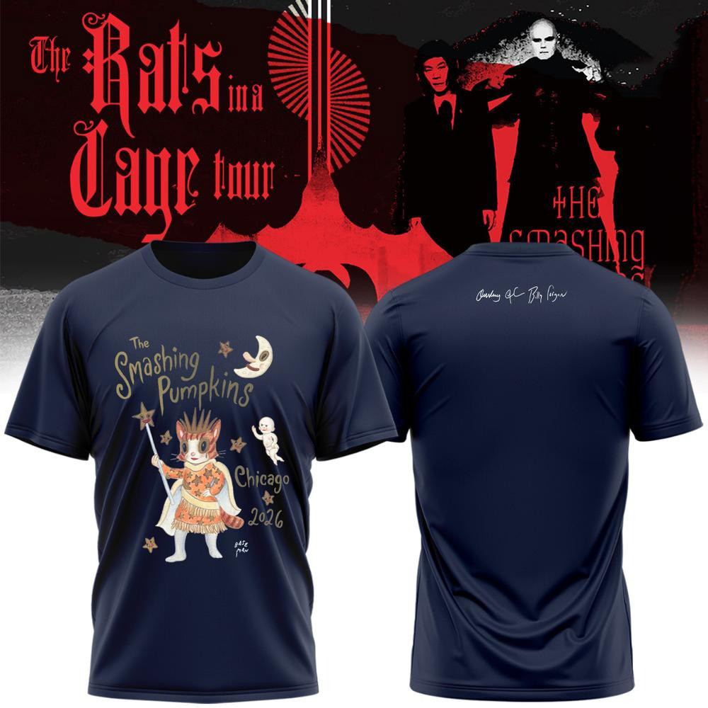 The Smashing Pumpkins Merch The Rats In A Cage Tour 2026 T-Shirt Fans Gear Ideas 1 - Unicasport The Smashing Pumpkins Merch The Rats In A Cage Tour 2026 T-Shirt Fans Gear Ideas