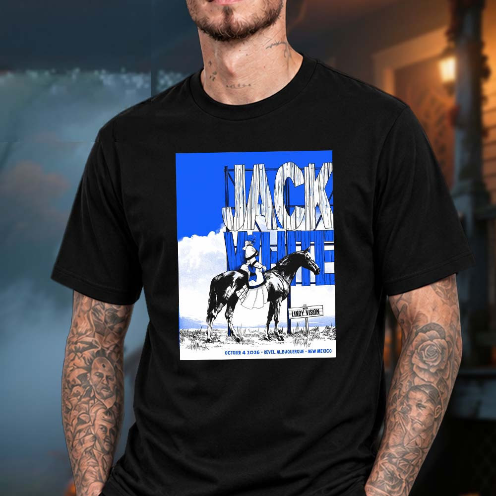 Jack White Merch At The Revel Entertainment Center 2026 T-Shirt Gift For Fans 1 - Unicasport Jack White Merch At The Revel Entertainment Center 2026 T-Shirt Gift For Fans