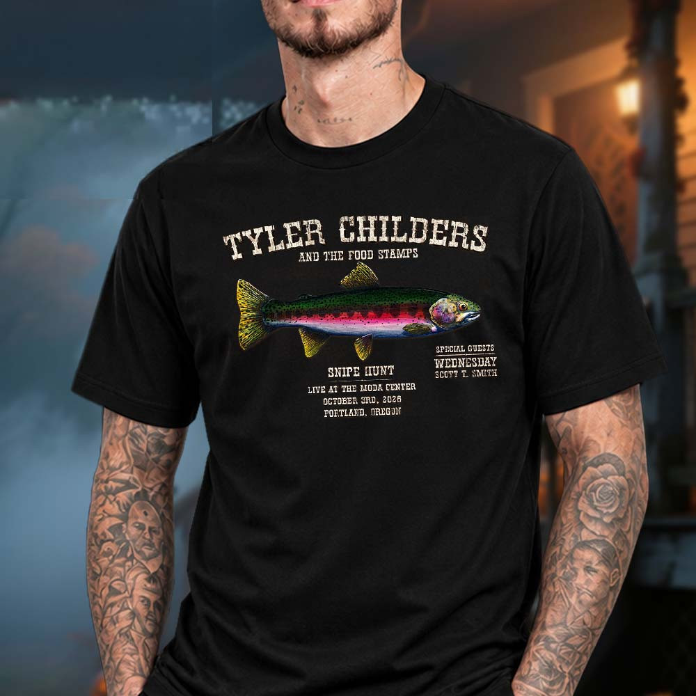 Tyler Childers Merch At The Moda Center In Portland Oregon 2026 T-Shirt Gift For Fans 1 - Unicasport Tyler Childers Merch At The Moda Center In Portland Oregon 2026 T-Shirt Gift For Fans