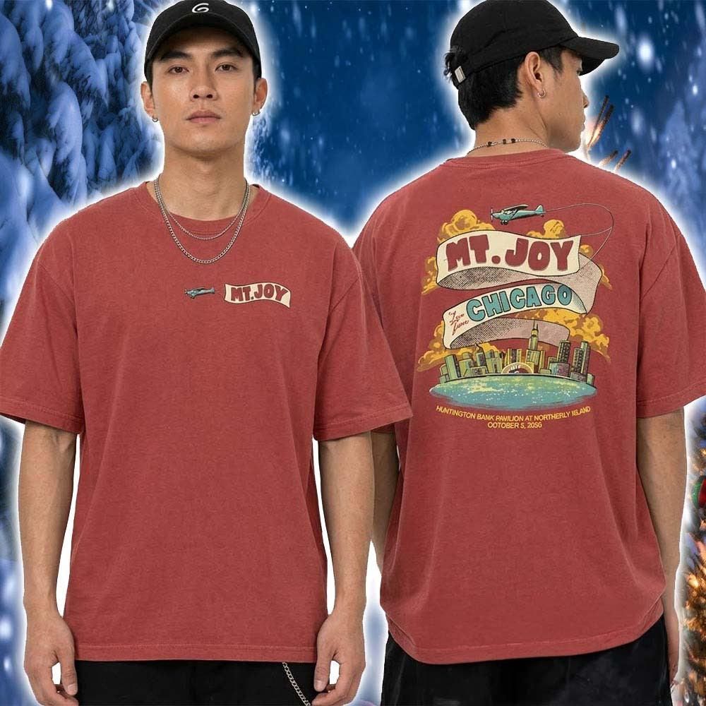 Mt Joy Merch Chicago 2026 Huntington Bank Pavilion At Northerly Island T-Shirt Gift For Fans 1 - Unicasport Mt Joy Merch Chicago 2026 Huntington Bank Pavilion At Northerly Island T-Shirt Gift For Fans
