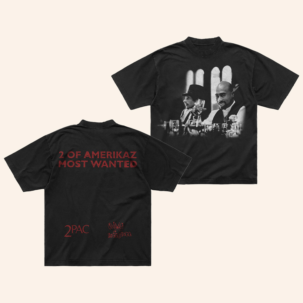 2PAC Merch Gangsta Party Black Shirt 2 Of Amerikaz Most Wanted Tee 2PAC Fans Gifts 1 - Unicasport 2PAC Merch Gangsta Party Black Shirt 2 Of Amerikaz Most Wanted Tee 2PAC Fans Gifts