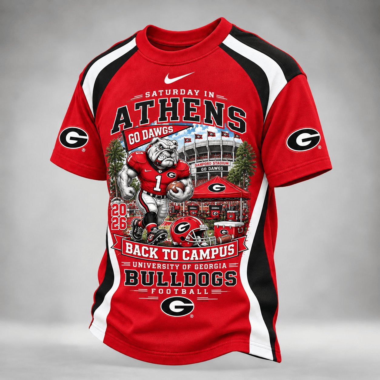 Georgia Bulldogs NCAA Merch Back To Campus Shirt NCAA Football Game Day Apparel Gifts Ideas 1 - Unicasport Georgia Bulldogs NCAA Merch Back To Campus Shirt NCAA Football Game Day Apparel Gifts Ideas