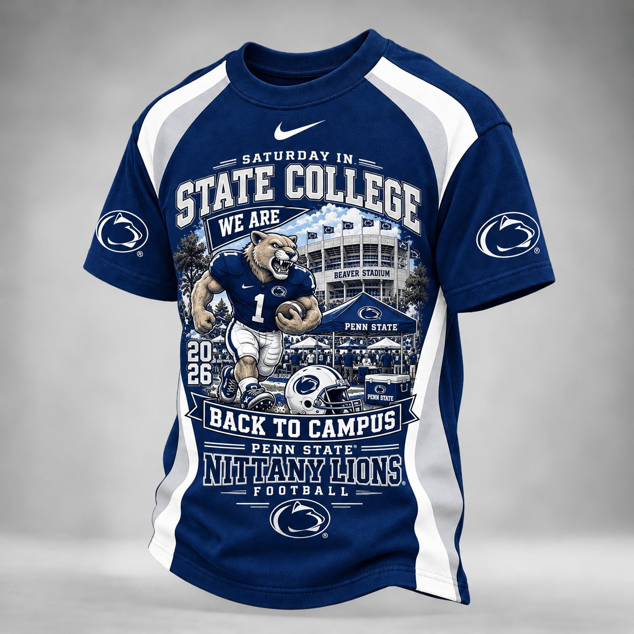 Penn State Nittany Lions NCAA Merch Back To Campus Shirt Sport Gears Gifts For Football Lovers 1 - Unicasport Penn State Nittany Lions NCAA Merch Back To Campus Shirt Sport Gears Gifts For Football Lovers