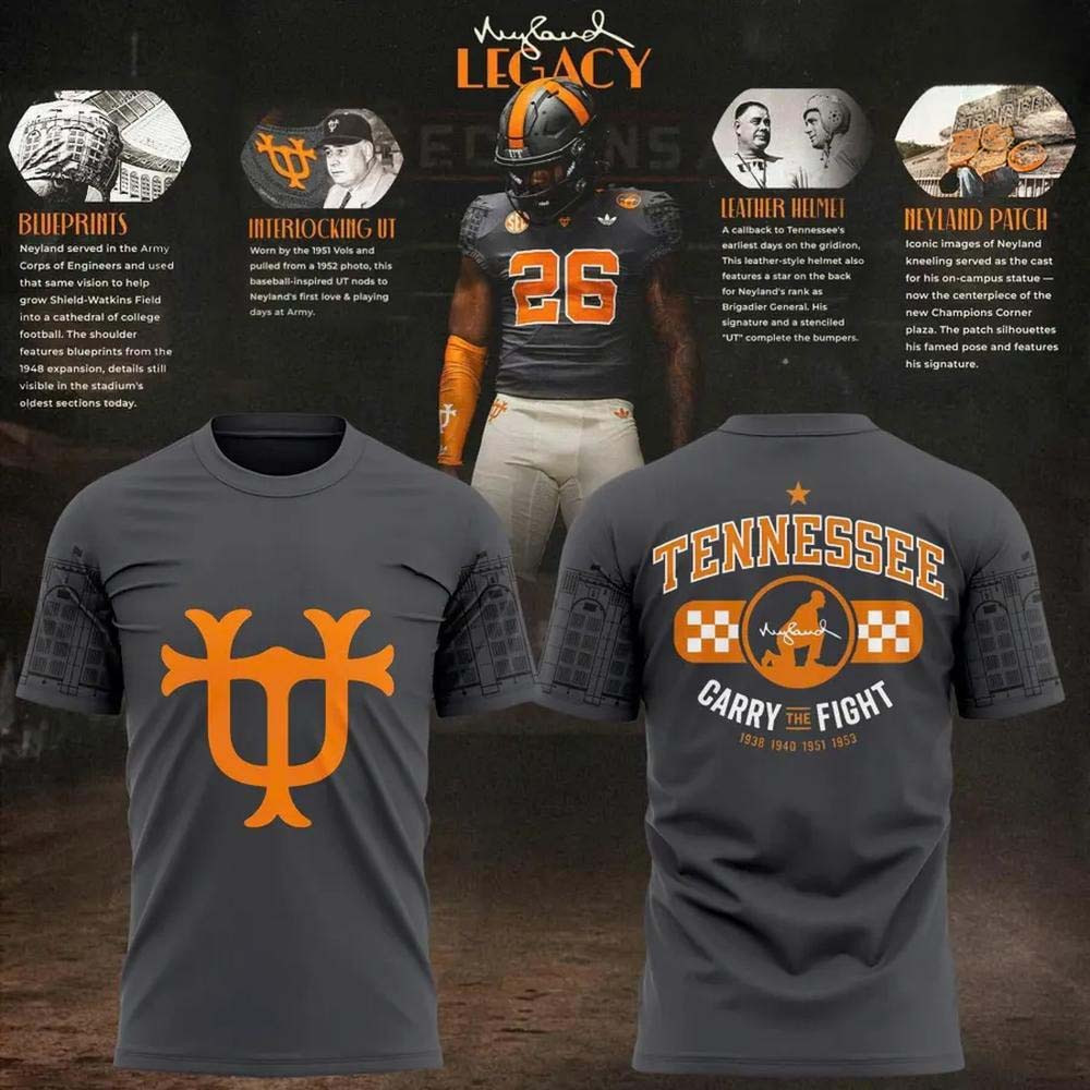 Tennessee Volunteers Merch Neyland Legacy 2026 T-Shirt Gift Ideas For Football Lover 1 - Unicasport Tennessee Volunteers Merch Neyland Legacy 2026 T-Shirt Gift Ideas For Football Lover