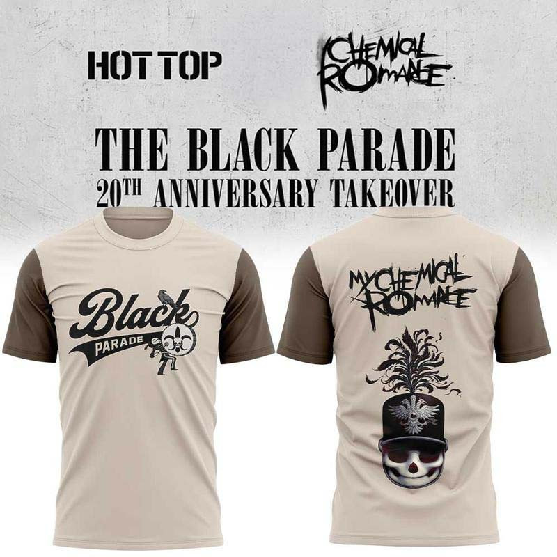 My Chemical Romance Merch Celebrate The 20th Anniversary 2026 T-Shirt Gift For Concert Fans 1 - Unicasport My Chemical Romance Merch Celebrate The 20th Anniversary 2026 T-Shirt Gift For Concert Fans