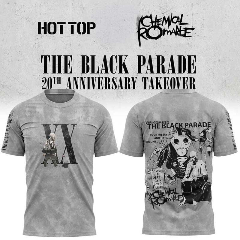 My Chemical Romance Merch Celebrate The 20th Anniversary 2026 T-Shirt Gift For Rock Fans 1 - Unicasport My Chemical Romance Merch Celebrate The 20th Anniversary 2026 T-Shirt Gift For Rock Fans