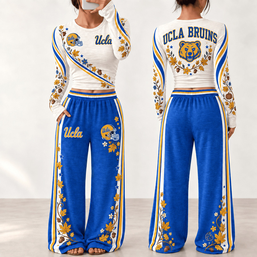 UCLA Bruins Fall Season Long Sleeve Shirt And Pants Set Bruins Fan Apparel Gifts 1 - Unicasport UCLA Bruins Fall Season Long Sleeve Shirt And Pants Set Bruins Fan Apparel Gifts