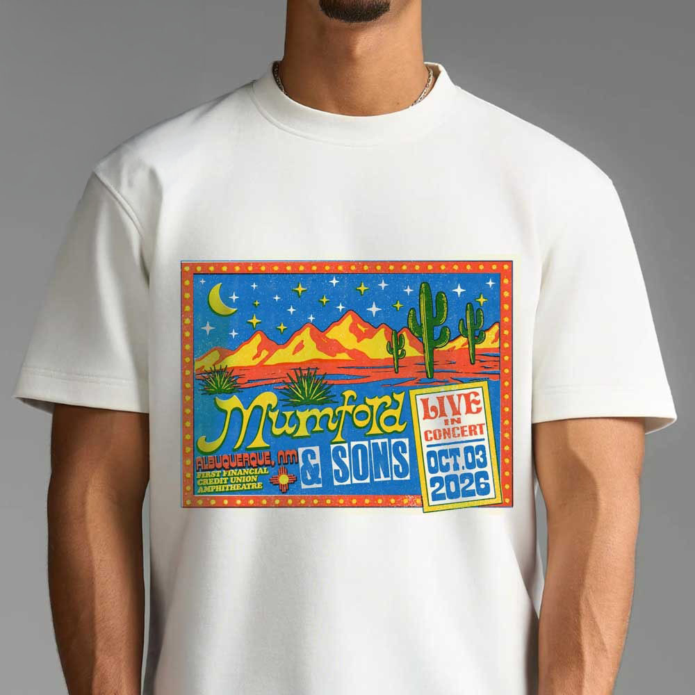 Mumford And Sons Merch First Financial Credit Union Amphitheatre Live 2026 T-Shirt Fans Gear