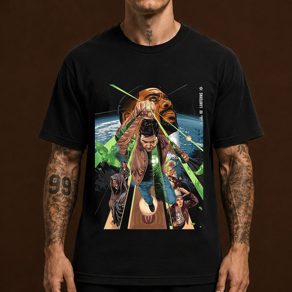 DC Studios Lanterns 2026 HBO Max John Stewart Hal Jordan Green Lantern T-Shirt Gifts For Marvel Fans 1 - Unicasport DC Studios Lanterns 2026 HBO Max John Stewart Hal Jordan Green Lantern T-Shirt Gifts For Marvel Fans
