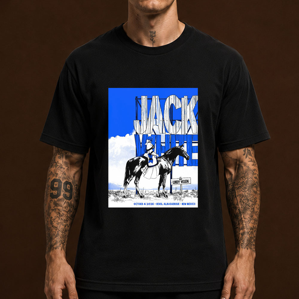 Jack White New Mexico 2026 Event Poster T-Shirt Presents For Jack White Fans 1 - Unicasport Jack White New Mexico 2026 Event Poster T-Shirt Presents For Jack White Fans