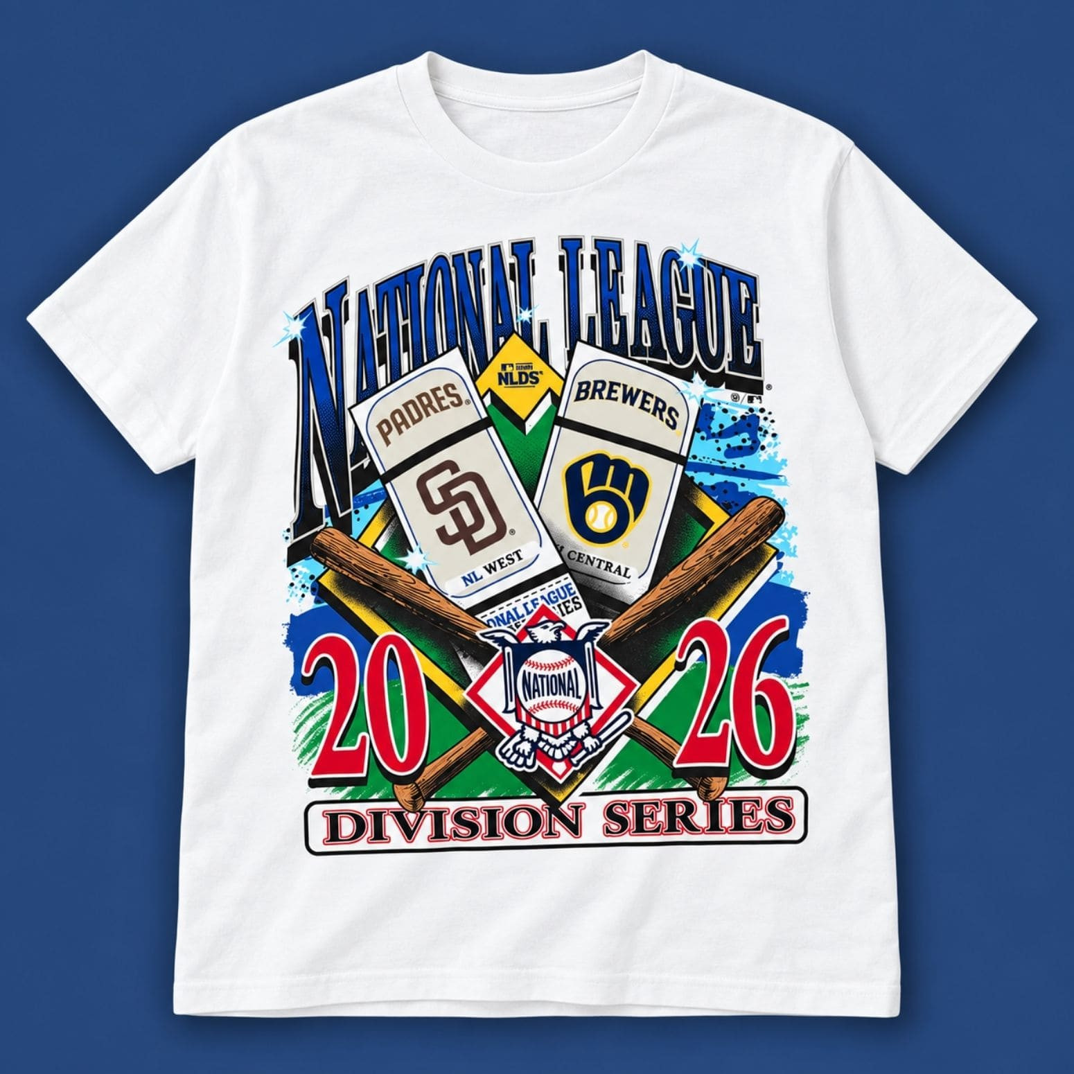 San Diego Padres Vs Milwaukee Brewers 2026 National League Division Series Shirt Baseball Fan Gear 1 - Unicasport San Diego Padres Vs Milwaukee Brewers 2026 National League Division Series Shirt Baseball Fan Gear