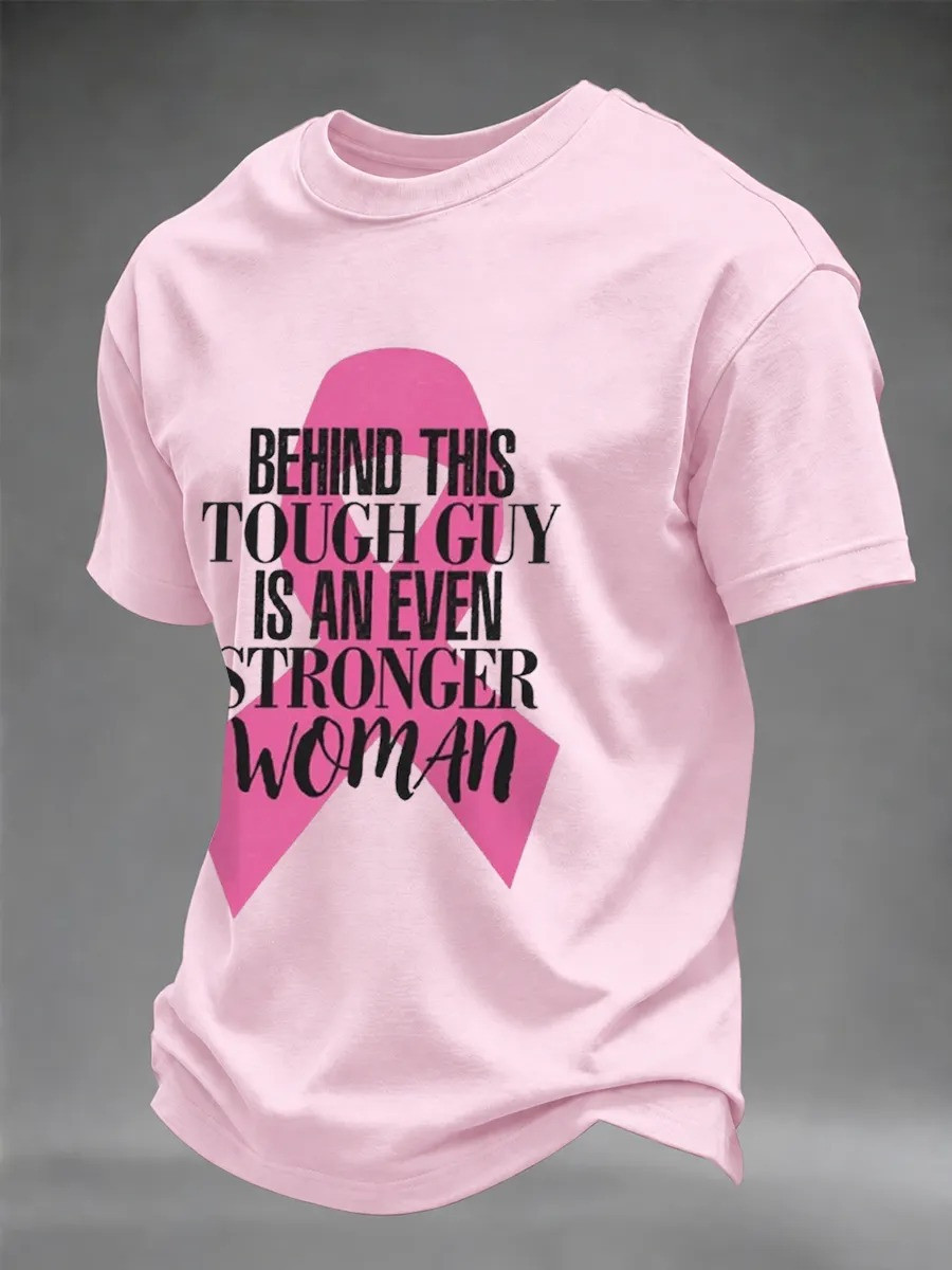 Breast Cancer Awareness Merch Pink Ribbon T-Shirt Gift For Husband 1 - Unicasport Breast Cancer Awareness Merch Pink Ribbon T-Shirt Gift For Husband