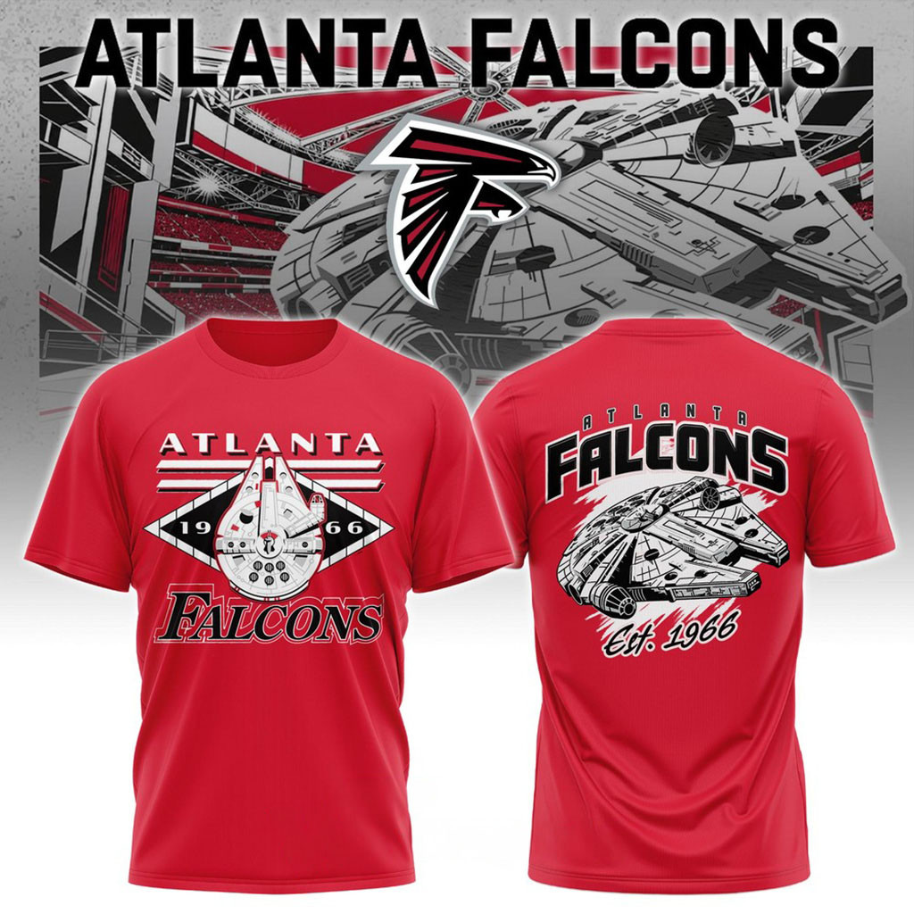 Atlanta Falcons x Disney Special Millennium Falcon Shirt Atlanta Falcons Merch Brother Gifts 1 - Unicasport Atlanta Falcons x Disney Special Millennium Falcon Shirt Atlanta Falcons Merch Brother Gifts
