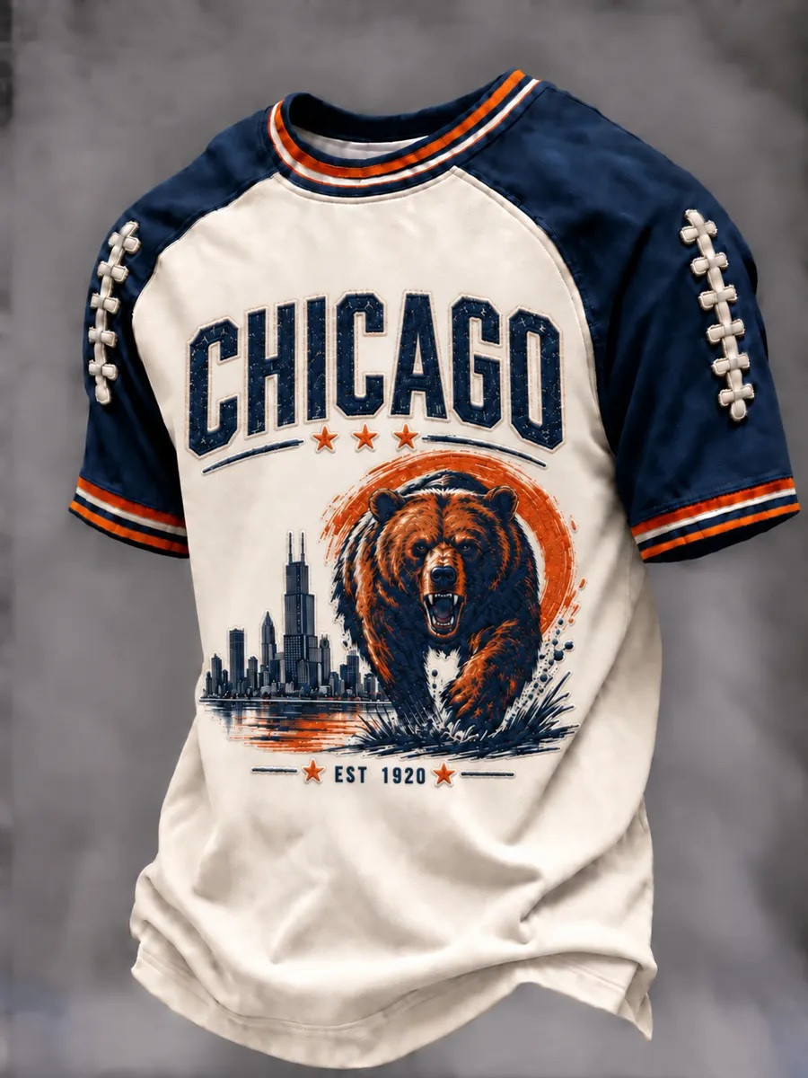 Chicago Bears Merch Chicago Bear Football T-Shirt Game Day Fan Gift Ideas 1 - Unicasport Chicago Bears Merch Chicago Bear Football T-Shirt Game Day Fan Gift Ideas