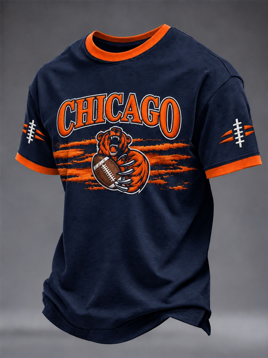Chicago Bears Merch Let's Go Chicago T-Shirt Game Day Gift Ideas For Dad 1 - Unicasport Chicago Bears Merch Let's Go Chicago T-Shirt Game Day Gift Ideas For Dad