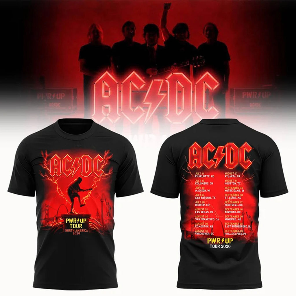 ACDC Power Up Tour 2026 New York Event Shirt ACDC Merch Rock Band Gear Gifts For Fans 1 - Unicasport ACDC Power Up Tour 2026 New York Event Shirt ACDC Merch Rock Band Gear Gifts For Fans