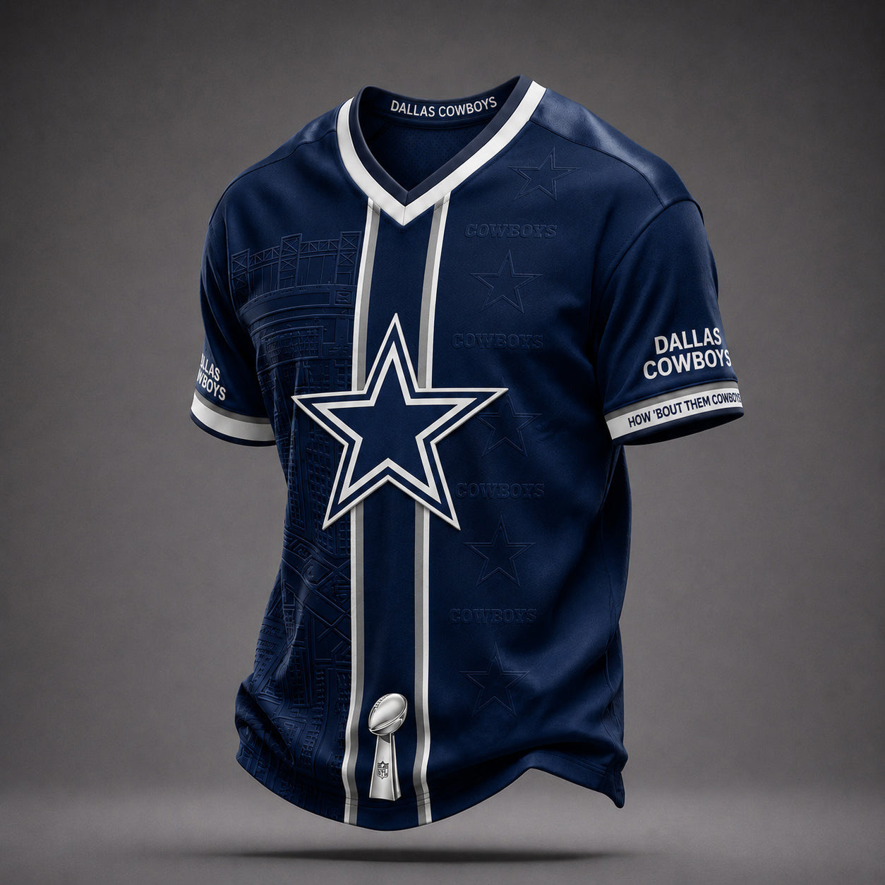 Dallas Cowboys Merch How Bout Them Cowboys V-Neck Shirt Game Day Attire Football Gifts 1 - Unicasport Dallas Cowboys Merch How Bout Them Cowboys V-Neck Shirt Game Day Attire Football Gifts