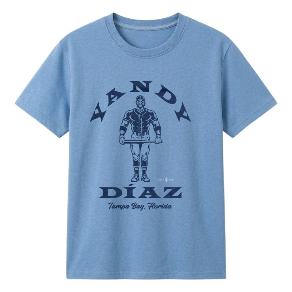 Tampa Bay Rays Merch Yandy Díaz Strong Hitter T-Shirt Baseball Fan Gift 1 - Unicasport Tampa Bay Rays Merch Yandy Díaz Strong Hitter T-Shirt Baseball Fan Gift