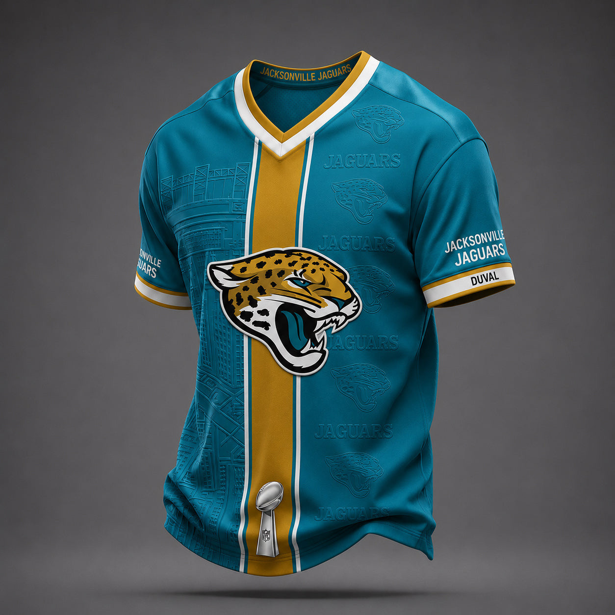 Jacksonville Jaguars Merch Duval V-Neck Shirt Jaguars Game Day Attire Football Gift Ideas 1 - Unicasport Jacksonville Jaguars Merch Duval V-Neck Shirt Jaguars Game Day Attire Football Gift Ideas