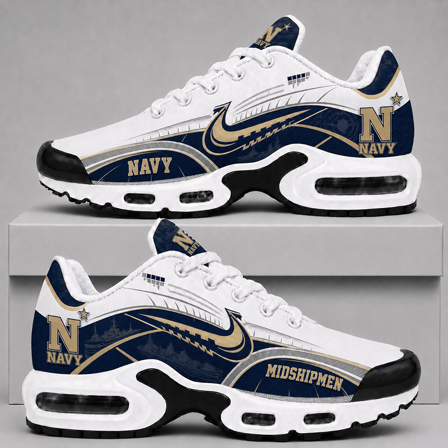 Navy Midshipmen Sneakers Midshipmen Football NCAA Gear Husband Gift 1 - Unicasport Navy Midshipmen Sneakers Midshipmen Football NCAA Gear Husband Gift