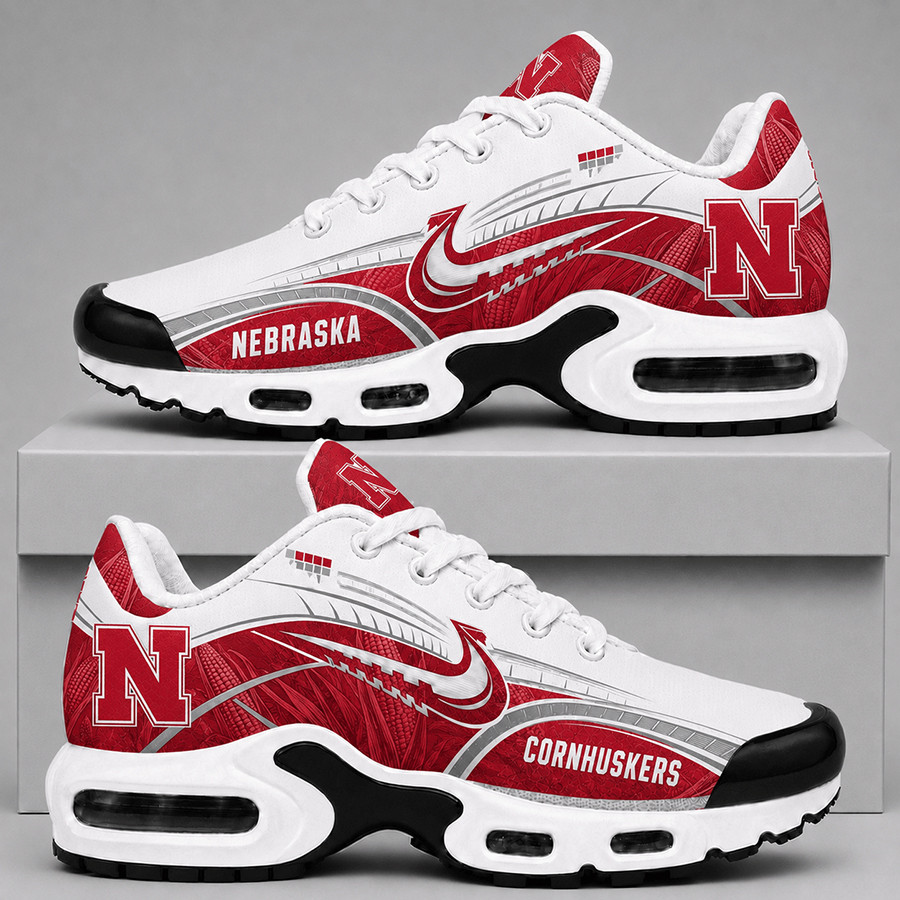 Nebraska Cornhuskers Sneakers Cornhuskers Football NCAA Gear Dad Gifts