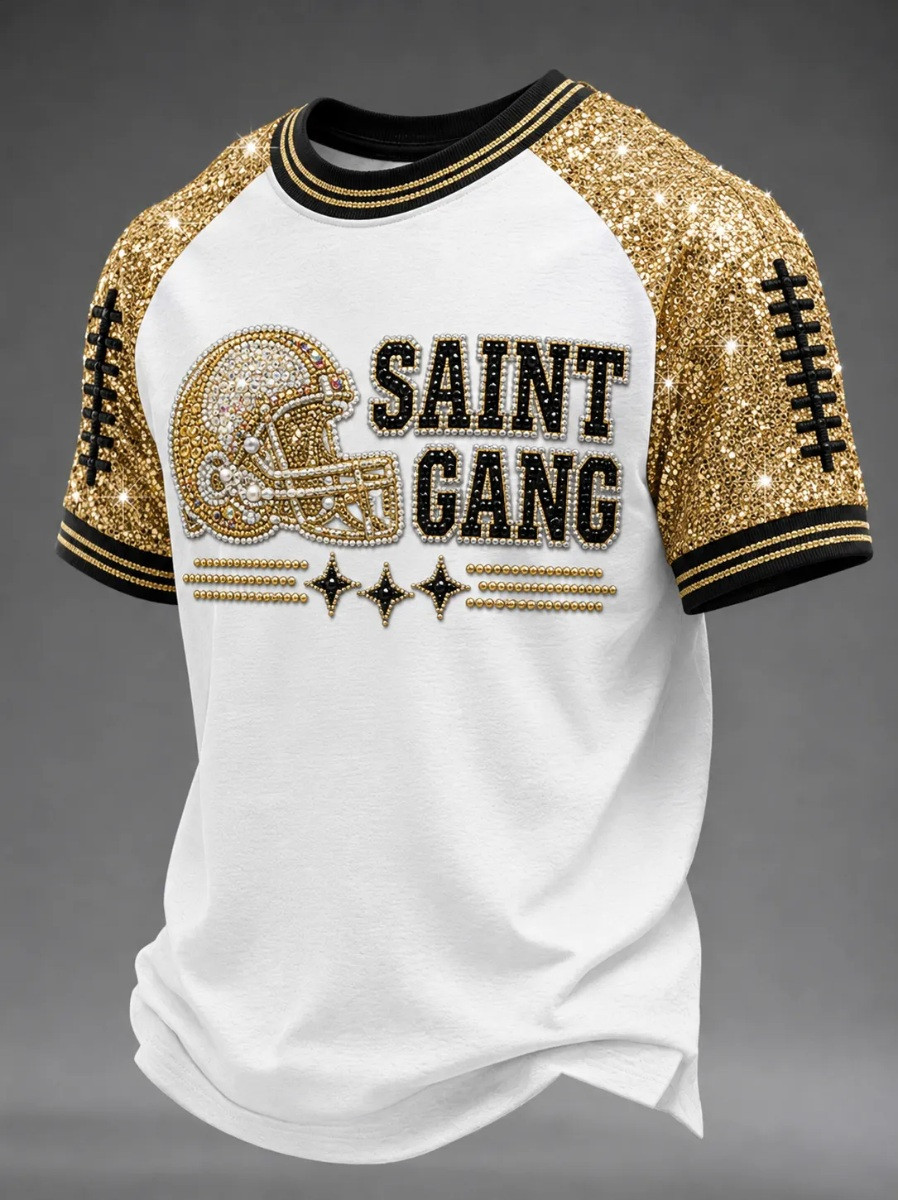 New Orleans Saints Merch Saint Gang Football Gameday T-Shirt Gift For Him 1 - Unicasport New Orleans Saints Merch Saint Gang Football Gameday T-Shirt Gift For Him