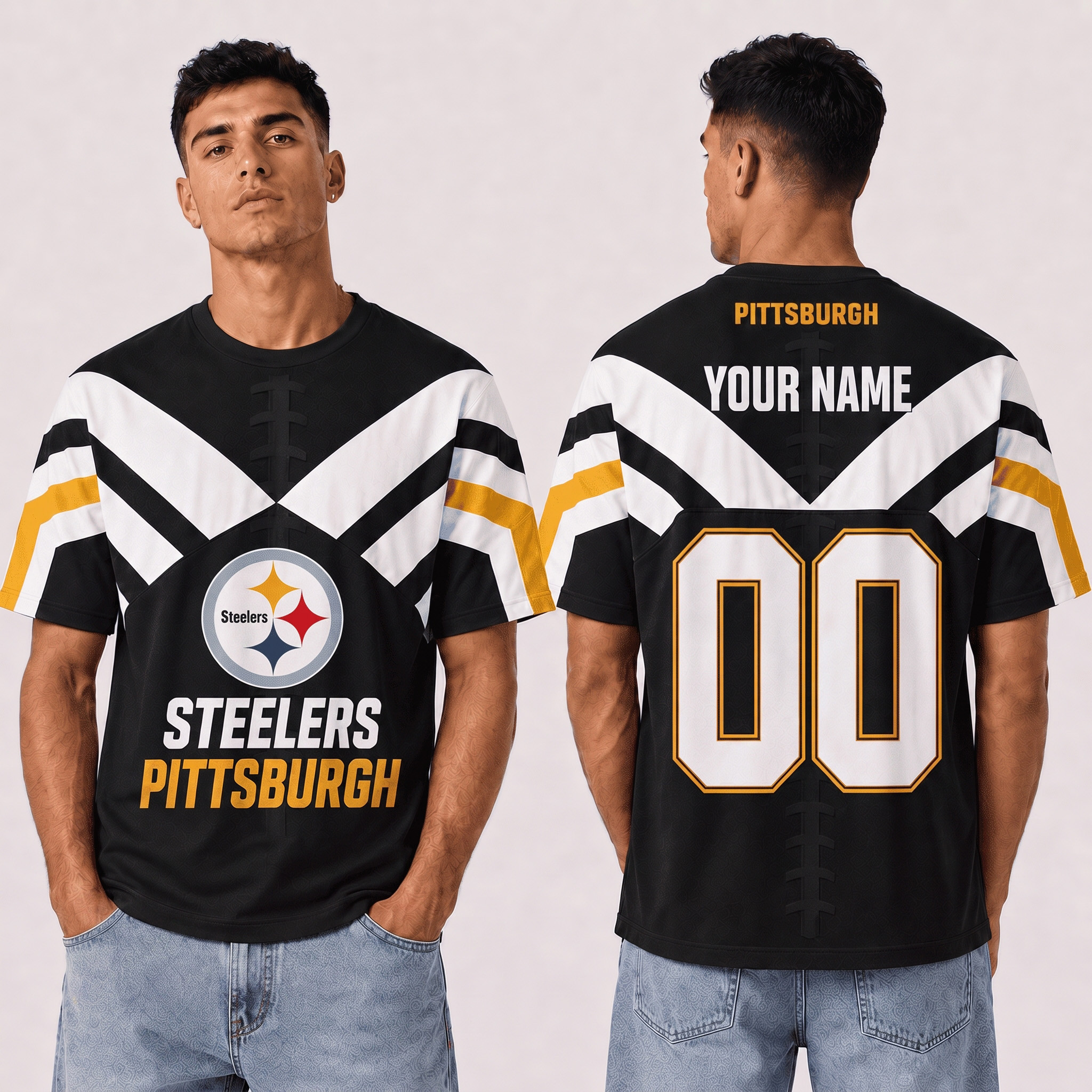 Personalized Pittsburgh Steelers Merch Steelers Football Game Day T-Shirt Unique Football Gifts 1 - Unicasport Personalized Pittsburgh Steelers Merch Steelers Football Game Day T-Shirt Unique Football Gifts