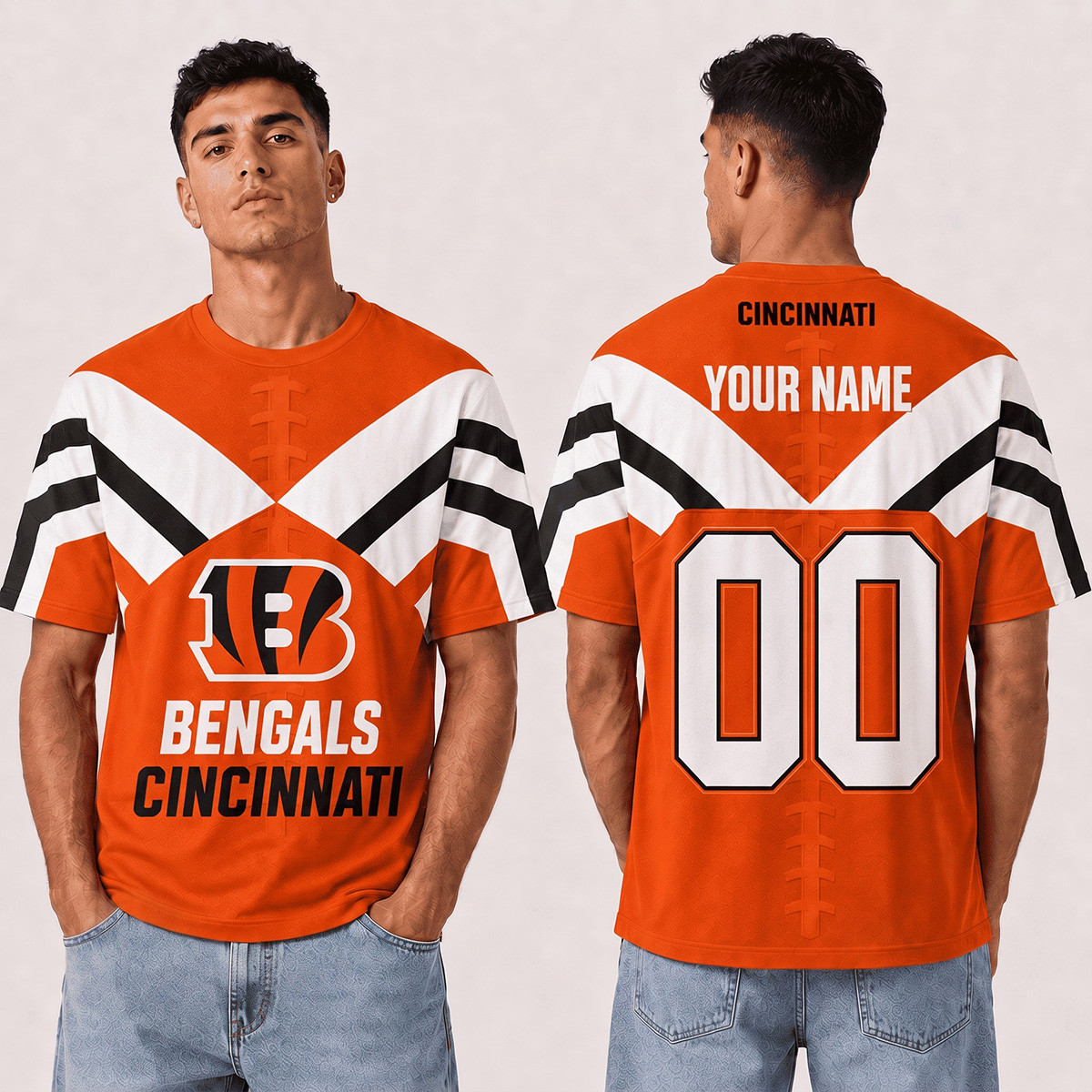 Personalized Cincinnati Bengals Merch Bengals Football Game Day T-Shirt Football Gift Ideas 1 - Unicasport Personalized Cincinnati Bengals Merch Bengals Football Game Day T-Shirt Football Gift Ideas