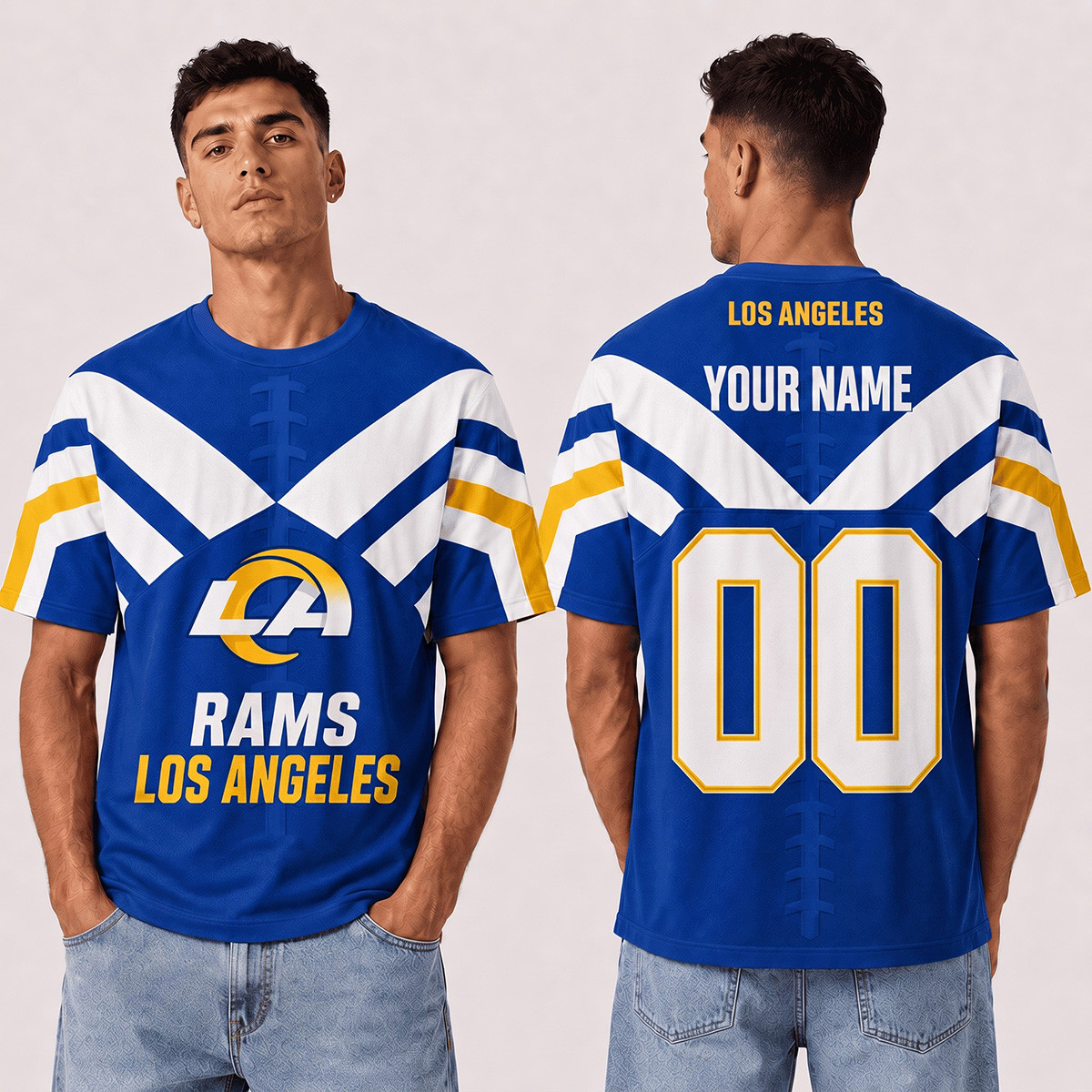 Personalized Los Angeles Rams Merch Rams Football Game Day T-Shirt Football Gifts 1 - Unicasport Personalized Los Angeles Rams Merch Rams Football Game Day T-Shirt Football Gifts