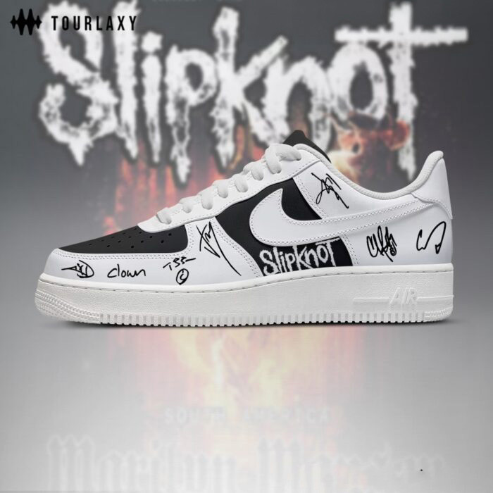 Slipknot Merch Tour 2027 Wembley Stadium Sneakers Gift For Heavy Metal Fans 1 - Unicasport Slipknot Merch Tour 2027 Wembley Stadium Sneakers Gift For Heavy Metal Fans