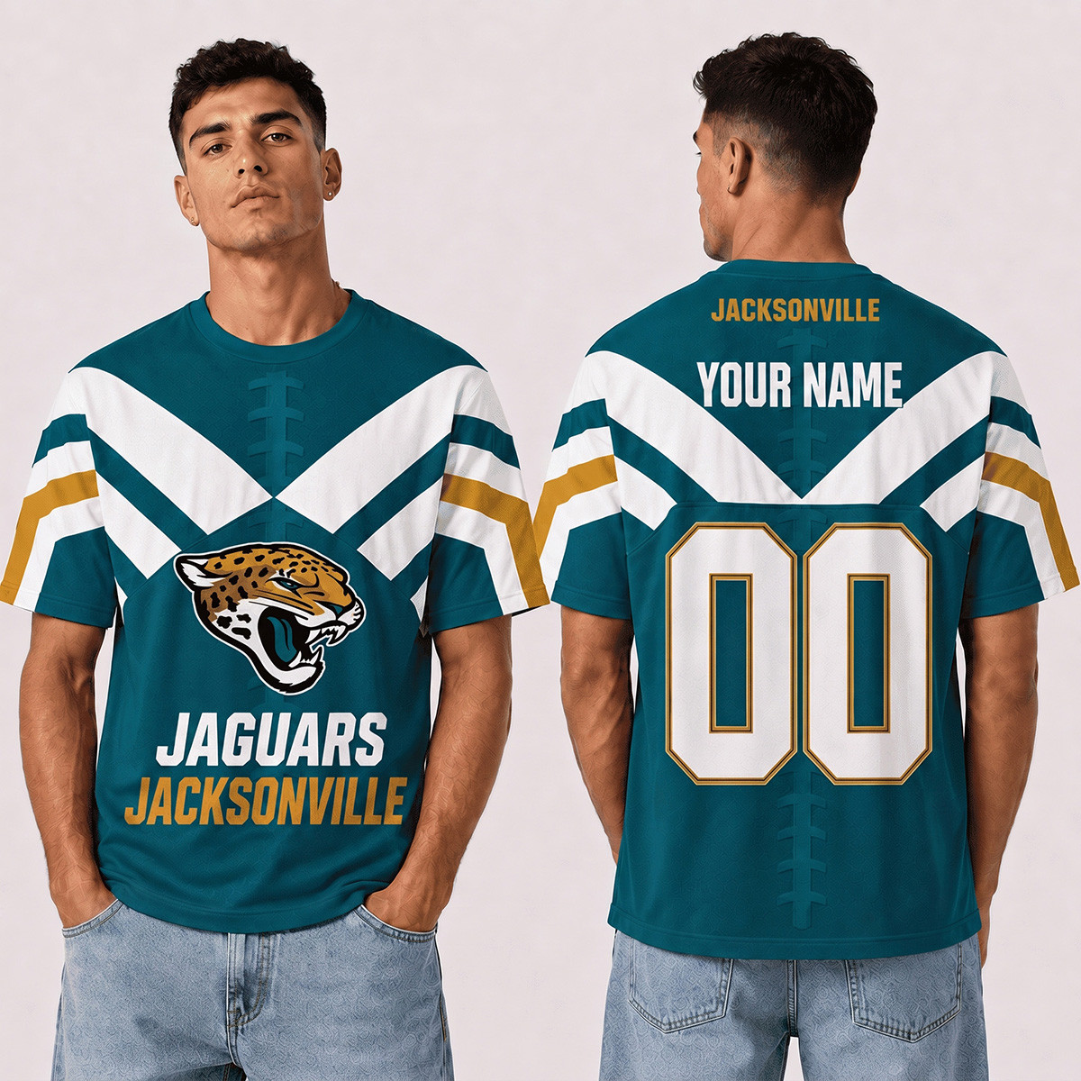 Personalized Jacksonville Jaguars Merch Jaguars Football Game Day T-Shirt Football Gifts 1 - Unicasport Personalized Jacksonville Jaguars Merch Jaguars Football Game Day T-Shirt Football Gifts