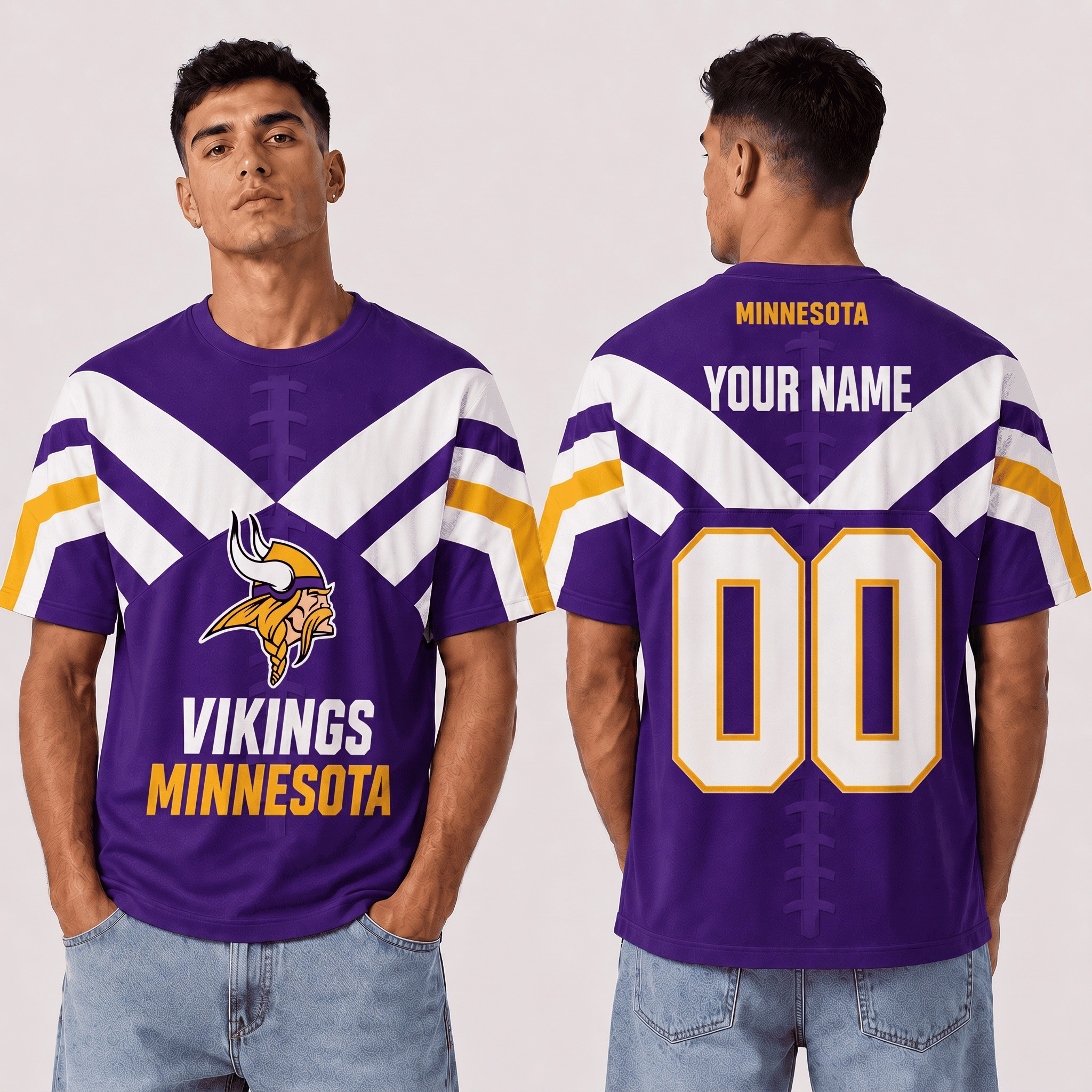 Personalized Minnesota Vikings Merch Vikings Football Game Day T-Shirt Football Gifts 1 - Unicasport Personalized Minnesota Vikings Merch Vikings Football Game Day T-Shirt Football Gifts