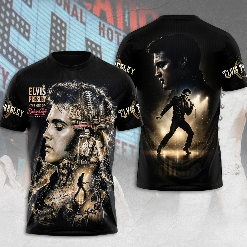 Elvis Presley The King Of Rock And Roll T-Shirt Elvis Presley Merch Gifts For Men Music Lovers 1 - Unicasport Elvis Presley The King Of Rock And Roll T-Shirt Elvis Presley Merch Gifts For Men Music Lovers