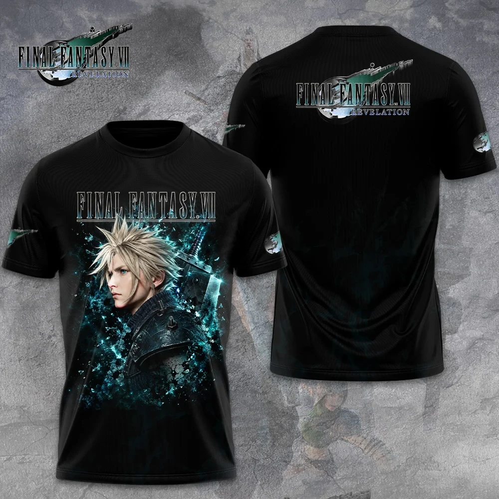 Final Fantasy VII Revelation X Cloud Strife T-Shirt Final Fantasy VII Merch Gamer Gift For Him 1 - Unicasport Final Fantasy VII Revelation X Cloud Strife T-Shirt Final Fantasy VII Merch Gamer Gift For Him