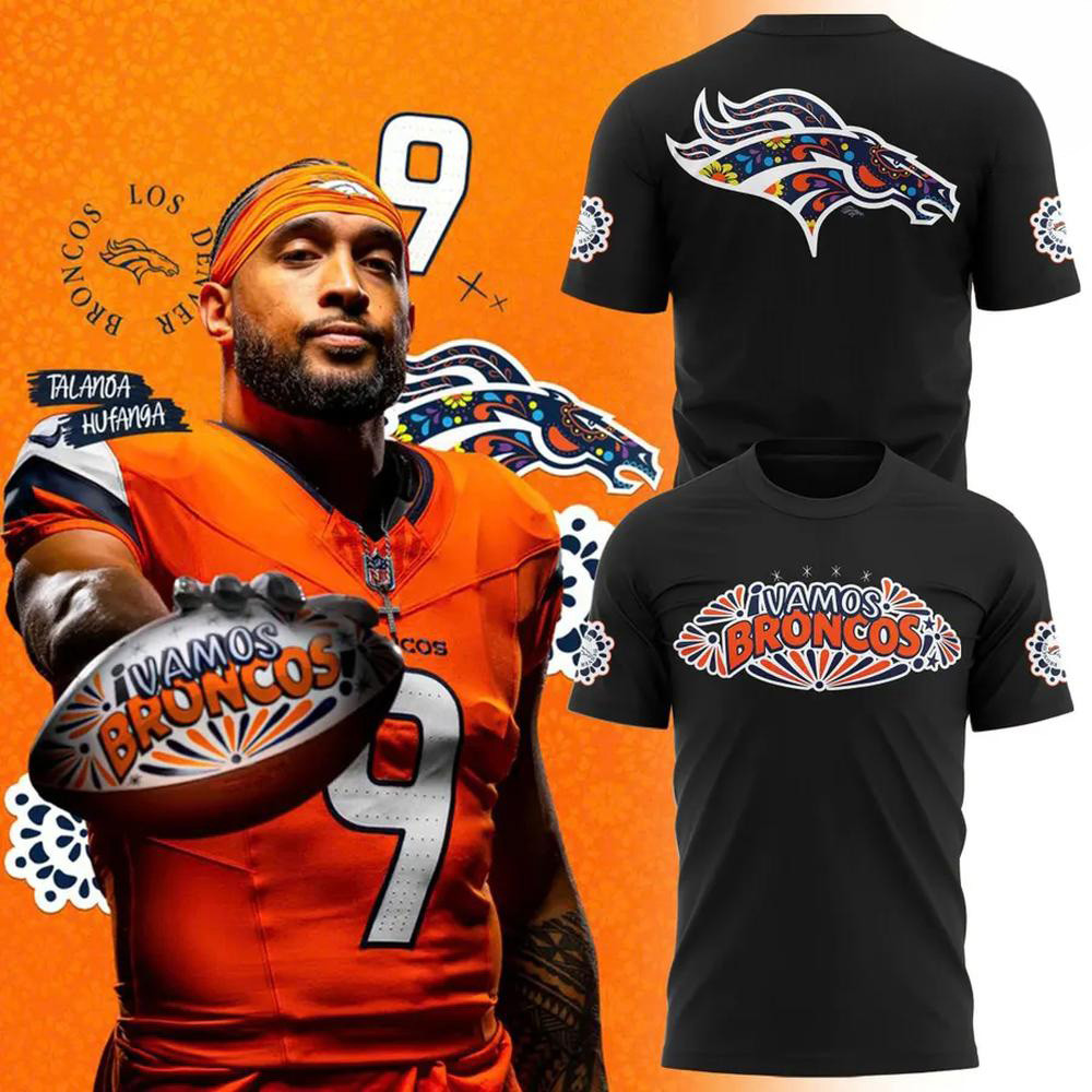 Denver Broncos Merch X Hispanic Heritage Month Shirt Football Game Day Outfits Broncos Fan Gift 1 - Unicasport Denver Broncos Merch X Hispanic Heritage Month Shirt Football Game Day Outfits Broncos Fan Gift