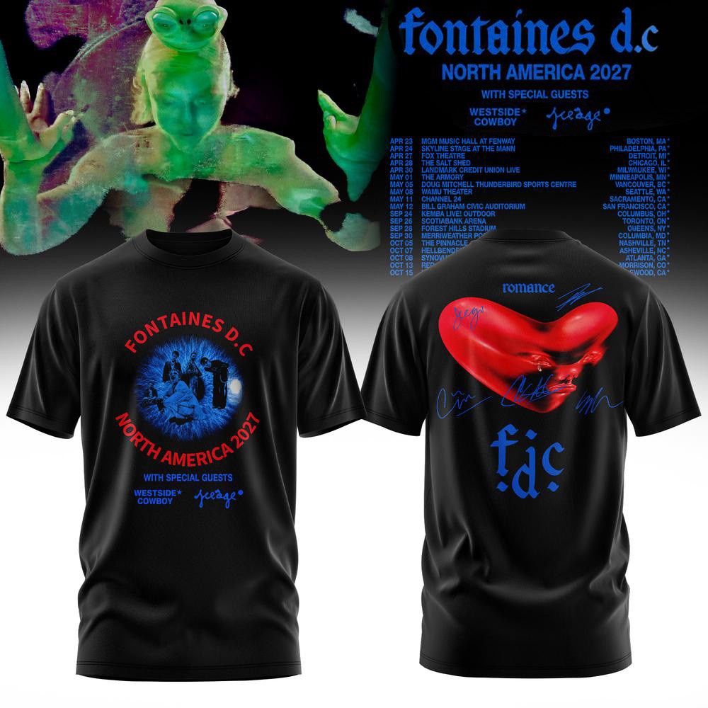 Fontaines DC Merch North America Tour Shirt Fontaines DC Concert Apparel Gifts Ideas 1 - Unicasport Fontaines DC Merch North America Tour Shirt Fontaines DC Concert Apparel Gifts Ideas