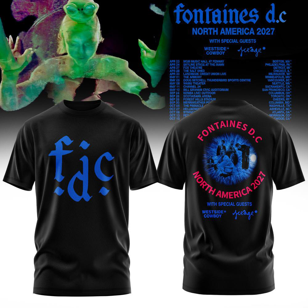 Fontaines DC Merch North America Tour Shirt Rock Concert Clothes Gifts For Boyfriend 1 - Unicasport Fontaines DC Merch North America Tour Shirt Rock Concert Clothes Gifts For Boyfriend