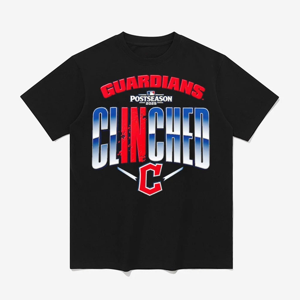 Guardians Clinched Cleveland Guardians Postseason 2026 Locker Room Shirt Cleveland Baseball Merch 1 - Unicasport Guardians Clinched Cleveland Guardians Postseason 2026 Locker Room Shirt Cleveland Baseball Merch