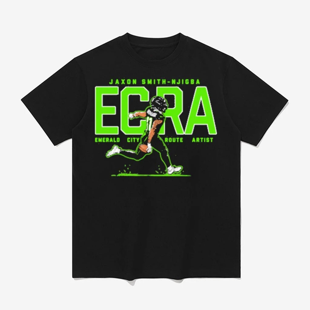Jaxon Smith-Njigba Seattle Football ECRA Emerald City Route Artist Neon Shirt Seahawks Merch 1 - Unicasport Jaxon Smith-Njigba Seattle Football ECRA Emerald City Route Artist Neon Shirt Seahawks Merch