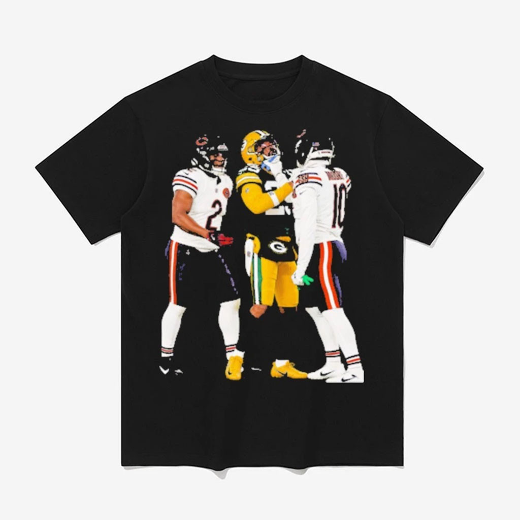 Luther Burden III Choke Keisean Nixon Chicago Bears vs Packers Football Rivalry Shirt Fan Gear 1 - Unicasport Luther Burden III Choke Keisean Nixon Chicago Bears vs Packers Football Rivalry Shirt Fan Gear