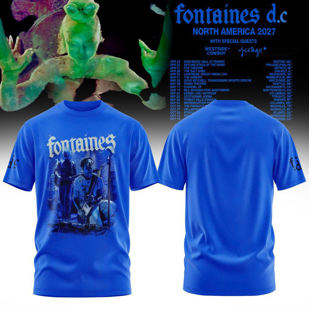 Fontaines DC Merch North America Tour Shirt Concert Attire Rock Fontaines DC Fans Gifts 1 - Unicasport Fontaines DC Merch North America Tour Shirt Concert Attire Rock Fontaines DC Fans Gifts