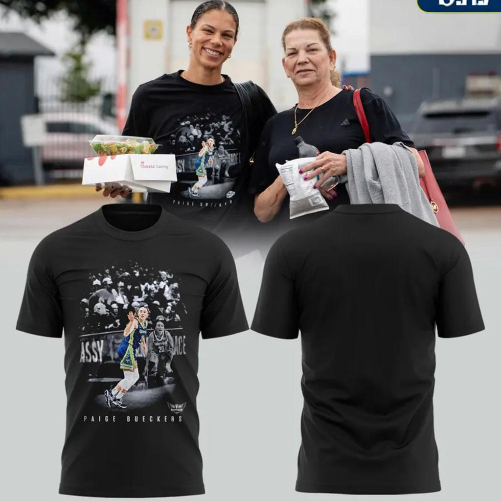 Dallas Wings Paige Bueckers 2026 Black Graphic T-Shirt Dallas Wings Merch Basketball Fan Gear 1 - Unicasport Dallas Wings Paige Bueckers 2026 Black Graphic T-Shirt Dallas Wings Merch Basketball Fan Gear