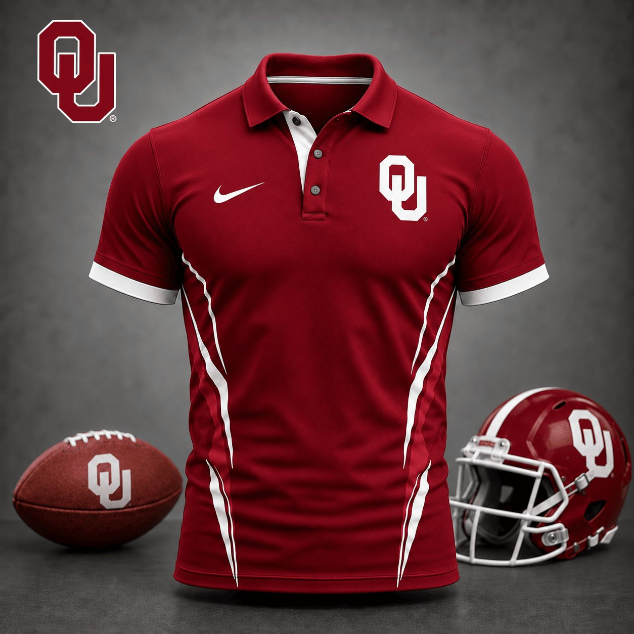 Oklahoma Sooners NCAA Merch Polo Shirt Sooners Football Clothing Ideas Football Players Gifts 1 - Unicasport Oklahoma Sooners NCAA Merch Polo Shirt Sooners Football Clothing Ideas Football Players Gifts