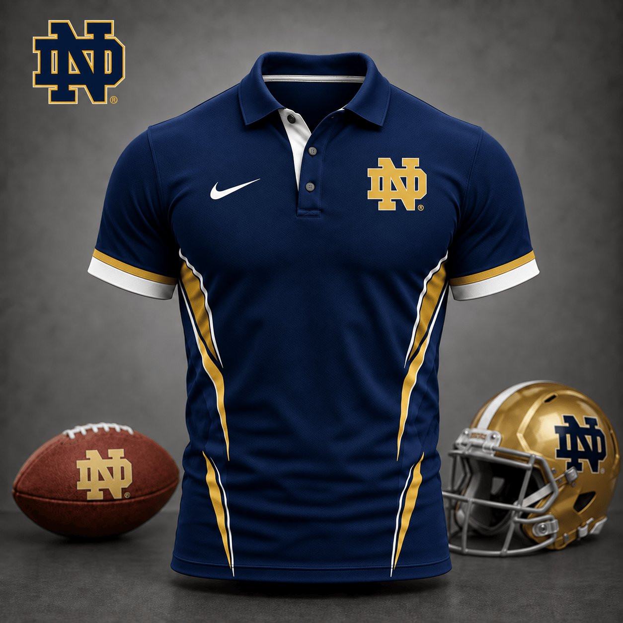 Notre Dame Fighting Irish NCAA Merch Polo Shirt Fighting Irish Football Outfits Gifts Ideas 1 - Unicasport Notre Dame Fighting Irish NCAA Merch Polo Shirt Fighting Irish Football Outfits Gifts Ideas