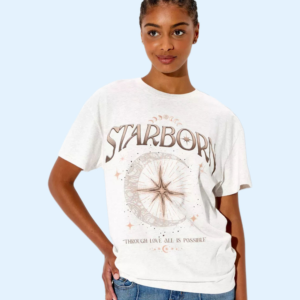 ACOTAR Merch Target 2026 Starborn Graphic T-Shirt Through Love All Is Possible Shirt Gifts