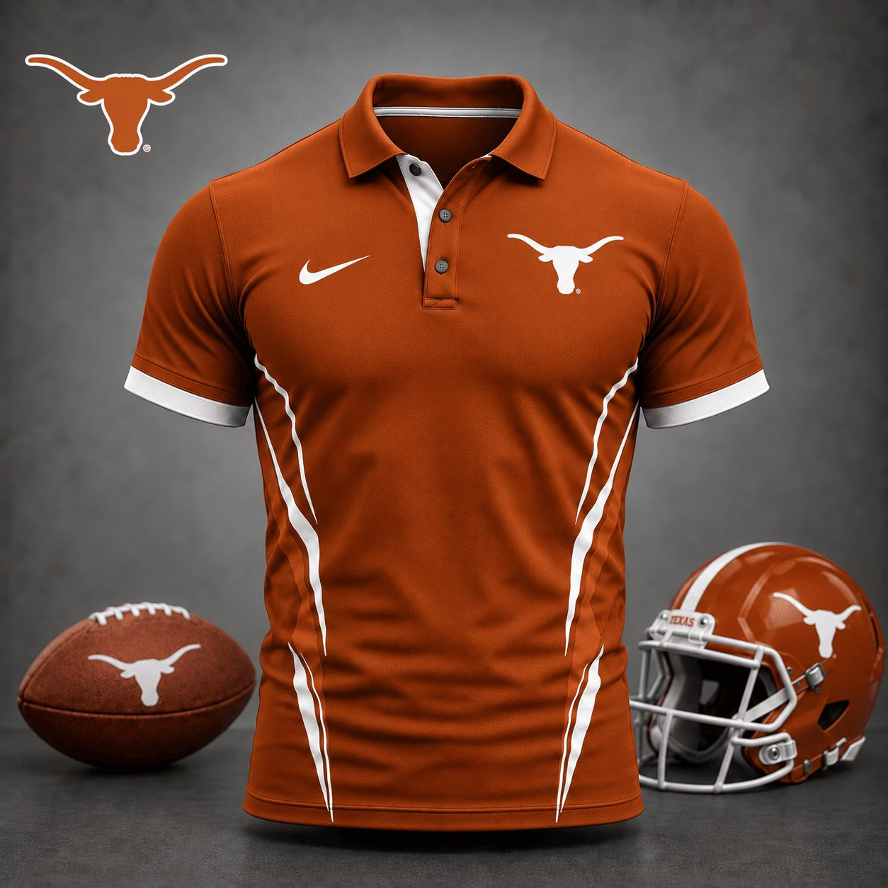 Texas Longhorns NCAA Merch Polo Shirt College Football Apparel Longhorns Fans Gifts 1 - Unicasport Texas Longhorns NCAA Merch Polo Shirt College Football Apparel Longhorns Fans Gifts