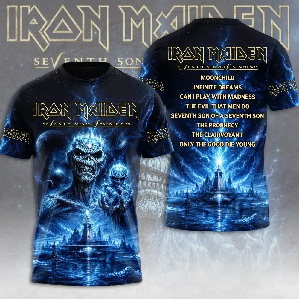 Iron Maiden Merch Seventh Son Of A Seventh Son T-Shirt Cool Gifts For Metalheads 1 - Unicasport Iron Maiden Merch Seventh Son Of A Seventh Son T-Shirt Cool Gifts For Metalheads