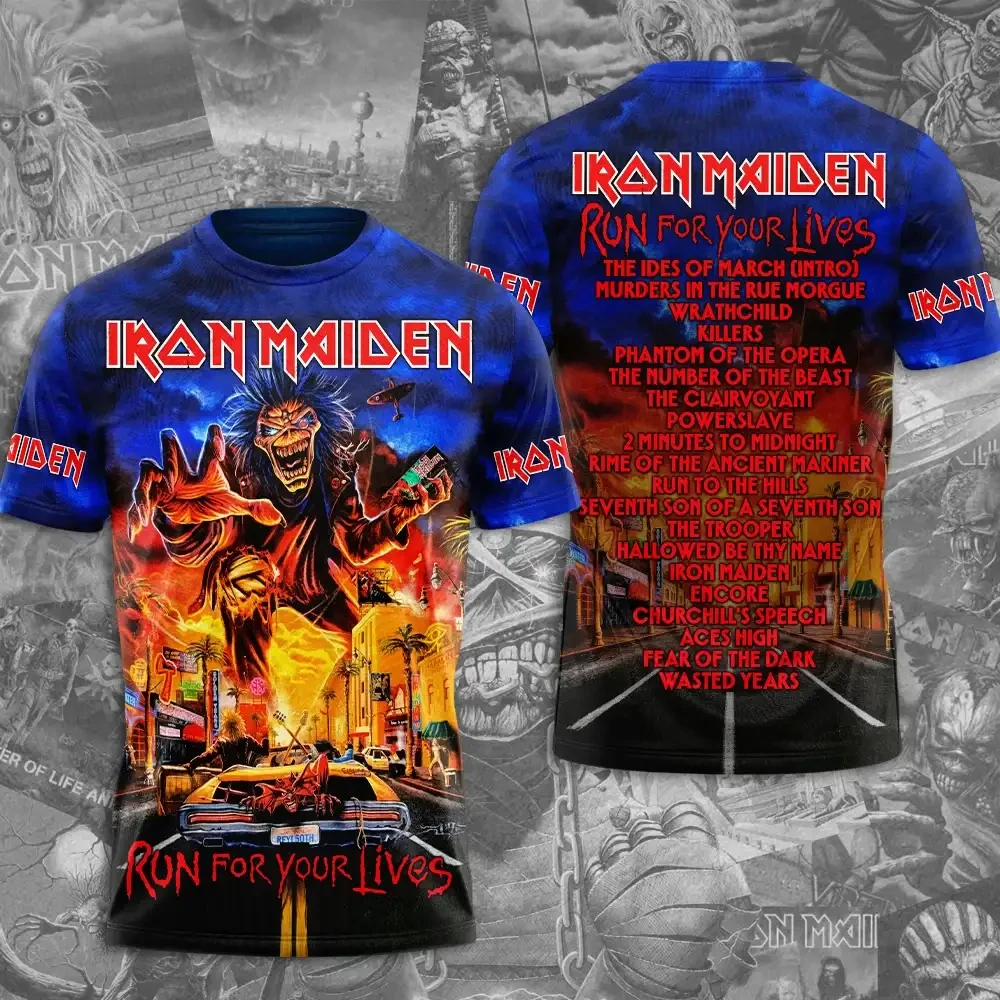 Iron Maiden World Tour 2026 Merch Run For Your Lives T-Shirt Gift Idea For Metalhead 1 - Unicasport Iron Maiden World Tour 2026 Merch Run For Your Lives T-Shirt Gift Idea For Metalhead