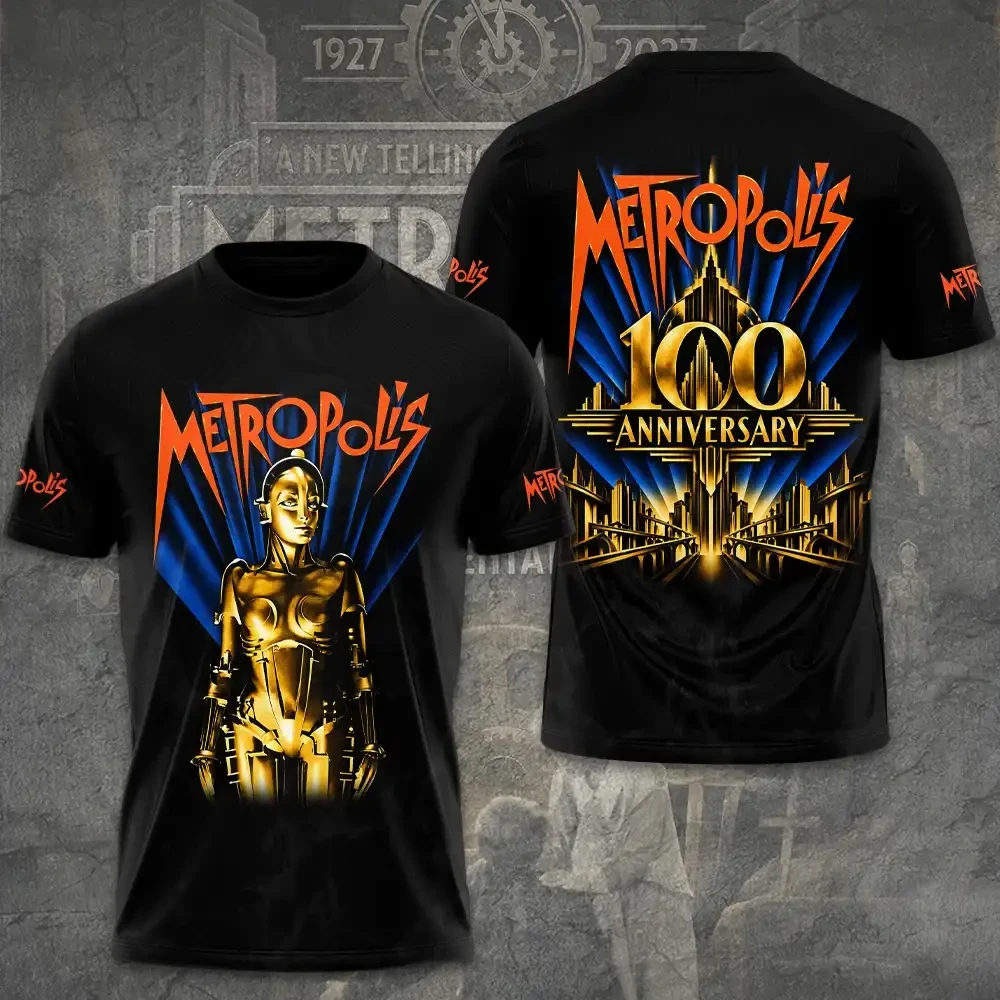 Metropolis 100th Anniversary T-Shirt Fritz Lang Sci-Fi Movie Shirt Metropolis Merch Fans Gifts